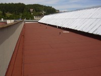 Ukázka ploché střechy